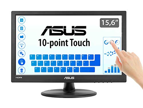 ASUS VT168H - Monitor (39,6 cm (15.6"), 200 cd / m², 50000000:1, Capacitiva, 1366 x 768 Pixeles, 0,252 x 0,252 mm) ASUS VT168H - Monitor (39,6 cm (15.6"), 200 cd / m², 50000000:1, Capacitiva, 1366 x 768 Pixeles, 0,252 x 0,252 mm)