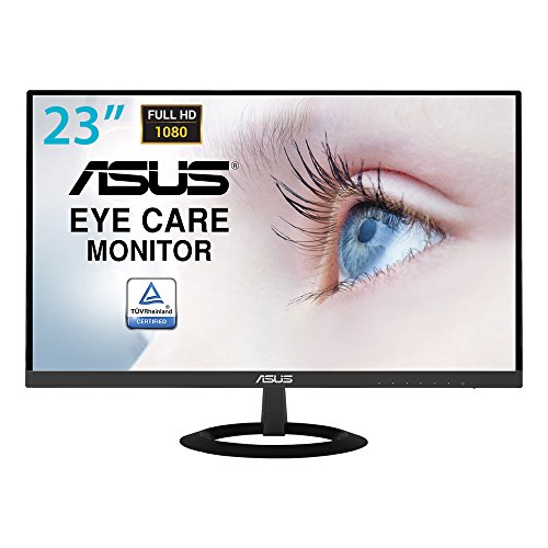 ASUS VZ239HE 23" Full HD IPS Negro Plana Pantalla para PC - Monitor (58,4 cm (23"), 1920 x 1080 Pixeles, LCD, 5 ms, 250 CD/m², Negro)