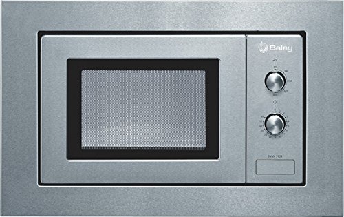 Balay 3WMX1918 - Microondas Acero INOX, 800 W, 17 litros, Plata Balay 3WMX1918 - Microondas Acero INOX, 800 W, 17 litros, Plata