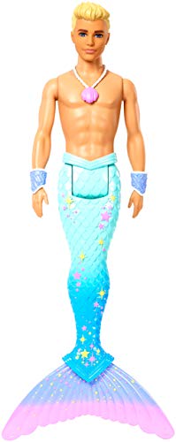 Barbie Dreamtopia Muñeco Ken Tritón, regalo para niñas y niños 3-9 años (Mattel FXT23) , color/modelo surtido Barbie Dreamtopia Muñeco Ken Tritón, regalo para niñas y niños 3-9 años (Mattel FXT23) , color/modelo surtido