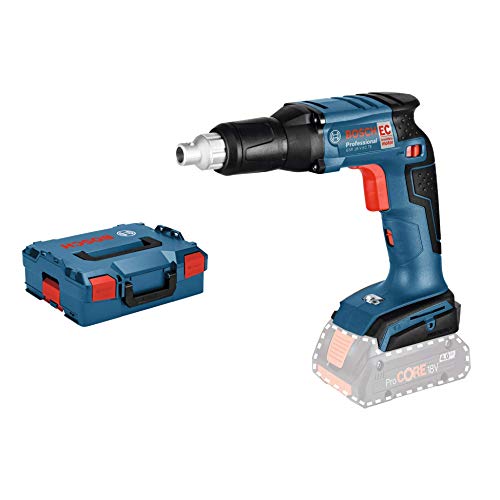 Bosch Professional GSR 18 V-EC TE Atornillador para placa de yeso, sin batería, en L-BOXX, 18 W, Negro/Azul Bosch Professional GSR 18 V-EC TE Atornillador para placa de yeso, sin batería, en L-BOXX, 18 W, Negro/Azul