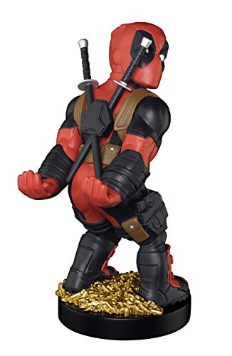 Cable guy Deadpool nueva edición, soporte de sujeción o carga para mando de consola y/o smartphone de tu personaje favorito con licencia de Marvel. Producto con licencia oficial. Exquisite Gaming