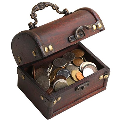 IMPACTO COLECCIONABLES Monedas de Coleccion - 1 Kilo de Monedas + Cofre de Madera IMPACTO COLECCIONABLES Monedas de Coleccion - 1 Kilo de Monedas + Cofre de Madera