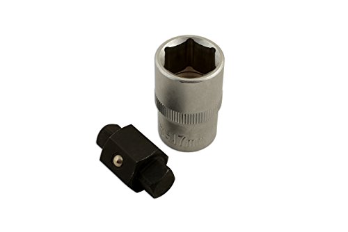 Laser 6065.0 Llave para Tornillo de puga de Aceite, 8/10 mm Recta