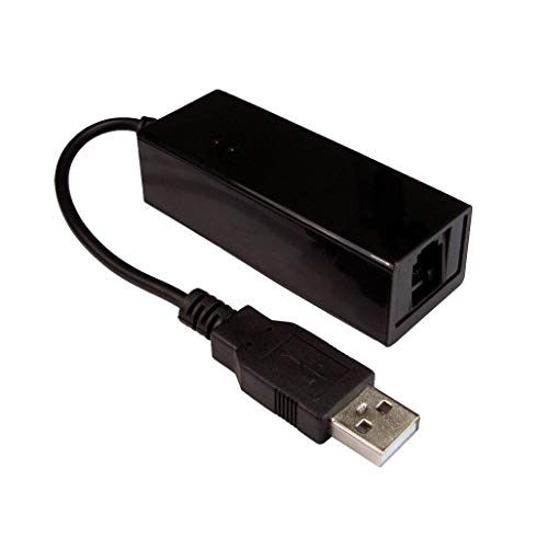 LeHang USB 56K Acceso telefónico Externo Módem de Datos de fax de Voz V.90 V.92 Win 7 XP Vista Win 8 10
