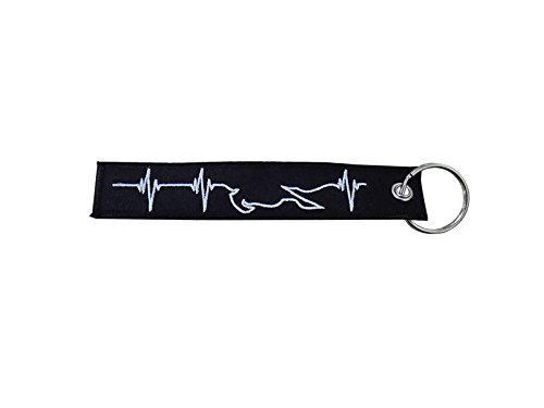 Llavero Anillo Clave de motocicleta Llavero de llavero de níquel para Motocicletas Scooters Coches y Regalos Sportbike Pantalón Mochilas Diseño bordado del latido del corazón Llavero Anillo Clave de motocicleta Llavero de llavero de níquel para Motocicletas Scooters Coches y Regalos Sportbike Pantalón Mochilas Diseño bordado del latido del corazón