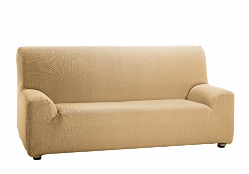 Martina Home Tunez - Funda elástica para sofá, Beige, 3 Plazas (180-240 cm)