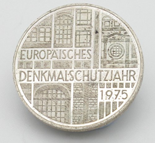 Moneda de Plata de 5 Marcos de 1975 el Año de Protección de Monumentos Europeos. Moneda coleccionable. Moneda de Alemania. Moneda de Colección. Moneda de Plata de 5 Marcos de 1975 el Año de Protección de Monumentos Europeos. Moneda coleccionable. Moneda de Alemania. Moneda de Colección.