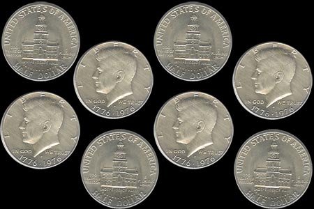 Monedas ½ Dólar Maison Blanche (por 8) Monedas ½ Dólar Maison Blanche (por 8)
