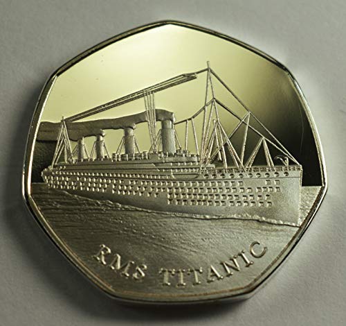 RMS Titanic, White Star Line - Álbum de Monedas conmemorativas de Plata de 50p coleccionistas, Caza de Monedas RMS Titanic, White Star Line - Álbum de Monedas conmemorativas de Plata de 50p coleccionistas, Caza de Monedas