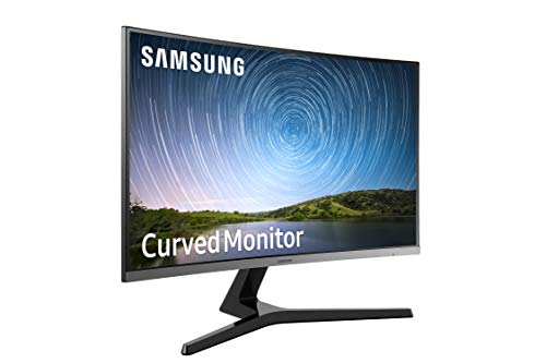 Samsung C27R500 - Monitor Curvo de 27" sin marcos (Full HD, 4 ms, 60 Hz, FreeSync, LED, 16:9, 3000:1, 1800R, 178°, HDMI, Base en V) Gris Oscuro