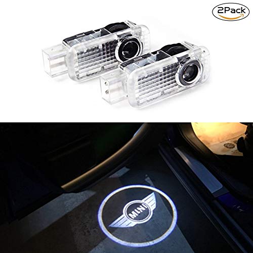 Spongent - Lámpara para puerta de coche, 2 unidades, diseño de logotipo 3D Spongent - Lámpara para puerta de coche, 2 unidades, diseño de logotipo 3D