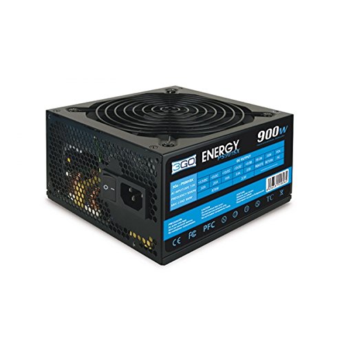 3GO PS901SX 900W ATX Negro Unidad de - Fuente de alimentación (900 W, Pasivo, 30 A, 56 A, 20 A, 0,8 A)