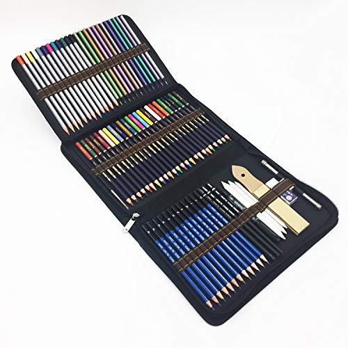 72 Piezas Set Lápices de colores profesional Con Lapices De Dibujo,Lapices Acuarelables,colores lapices acuarelables,carbón,Lápices Pastel,Herramientas de dibujo y Caja de lápiz 72 Piezas Set Lápices de colores profesional Con Lapices De Dibujo,Lapices Acuarelables,colores lapices acuarelables,carbón,Lápices Pastel,Herramientas de dibujo y Caja de lápiz