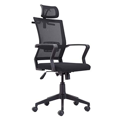 Adec - Winner, Silla de Oficina, despacho, Escritorio o Estudio, Acabado en Tejido Transpirable Color Negro, Medidas: 64 cm (Ancho) x 117-127 cm (Alto) Adec - Winner, Silla de Oficina, despacho, Escritorio o Estudio, Acabado en Tejido Transpirable Color Negro, Medidas: 64 cm (Ancho) x 117-127 cm (Alto)