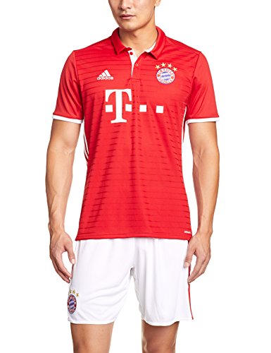 adidas FCB H JSY Camiseta Bayern Múnich, Hombre, Rojo, L