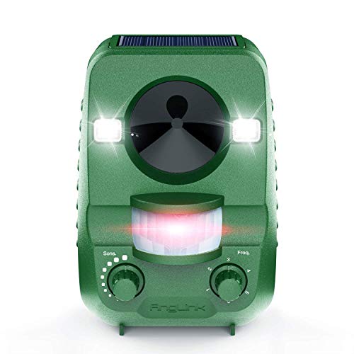 AngLink Repelente de Gatos, Repelente Ultrasónico para Animales, para Exterior, Resistente al Agua. Detector de Perros, Gatos, etc con estaca (Palo) para Tierra, Jardine AngLink Repelente de Gatos, Repelente Ultrasónico para Animales, para Exterior, Resistente al Agua. Detector de Perros, Gatos, etc con estaca (Palo) para Tierra, Jardine