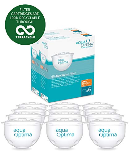 Aqua Optima Filtros de Agua para 60 días, 2 años