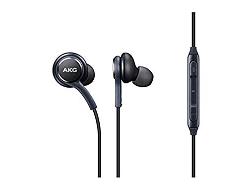 Auriculares Originales AKG [EO-IG955] Samsung, para Samsung Galaxy S8 y S8 Plus, Color Negro
