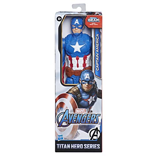 Avengers- Figuras Titan Capitán América (Hasbro E7877ES0)
