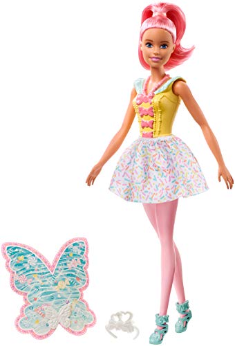 Barbie Dreamtopia - Muñeca Hada rosa con accesorios (Mattel FXT03)