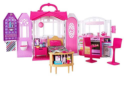 Barbie- Glam Casa de Vacaciones portátil, Multicolor, Miscelanea (CHF54) Barbie- Glam Casa de Vacaciones portátil, Multicolor, Miscelanea (CHF54)