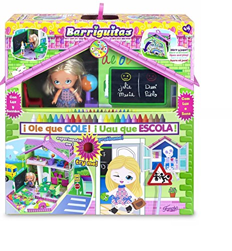 Barriguitas Muñeca Colegio, Multicolor, 37.8 x 37.8 x 15.2 (Famosa 700012398) Barriguitas Muñeca Colegio, Multicolor, 37.8 x 37.8 x 15.2 (Famosa 700012398)