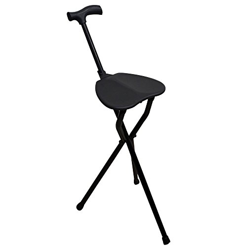 Bastón con asiento | Patas trípode | Aguanta hasta 100 kg | Aluminio muy resistente| Ligero| Con puño derby Bastón con asiento | Patas trípode | Aguanta hasta 100 kg | Aluminio muy resistente| Ligero| Con puño derby