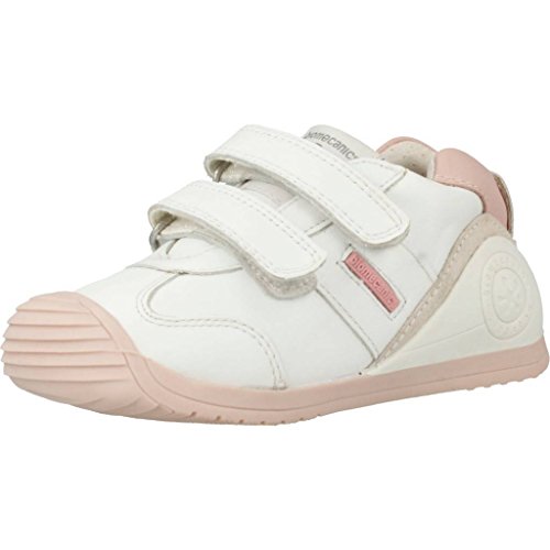 BIOMECANICS Botita 151157 Cuero Niñas Color Blanco-Rosa talla: 21 BIOMECANICS Botita 151157 Cuero Niñas Color Blanco-Rosa talla: 21