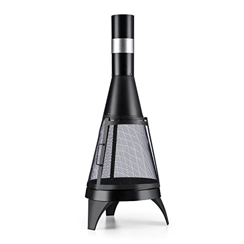 Blumfeldt Volantis Horno de jardín de leña (360°, cámara de Calor, Ø45cm, Chapa de Acero Negro, brasero para decoración, cámara de Fuego) Blumfeldt Volantis Horno de jardín de leña (360°, cámara de Calor, Ø45cm, Chapa de Acero Negro, brasero para decoración, cámara de Fuego)