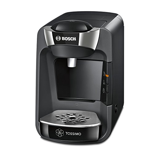 Bosch Tassimo Suny TAS3202 - Cafetera multibebidas automática de cápsulas con sistema SmartStart, color negro intenso