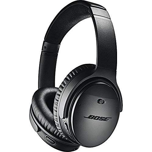 Bose QuietComfort 35 II - Auriculares inalámbricos (Bluetooth, cancelación de ruido) con Alexa integrada, Negro