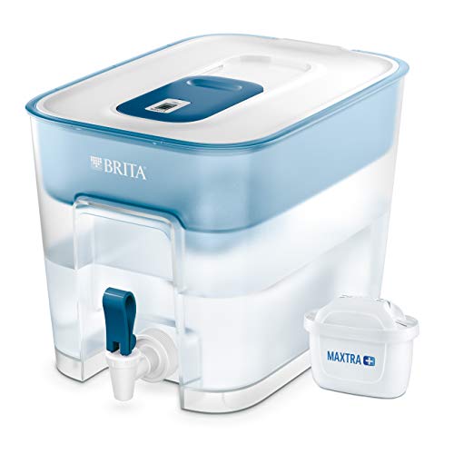 BRITA Flow – Dispensador de agua filtrada extra grande – Incluye un cartucho MAXTRA+ que reduce la cal y el cloro