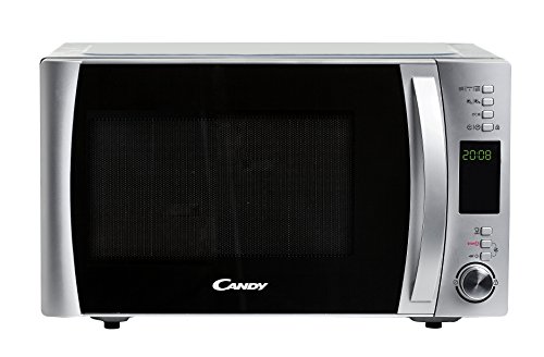 Candy CMXG25DCS Microondas con Grill y Cook in App, Capacidad 25L, 40 programas automáticos, 5 Niveles, Plato Giratorio 31.5 cm, Potencia 900 W / 1000 W, Color, 25 litros