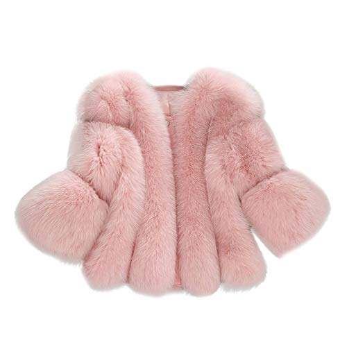 DEELIN Chaqueta De La Felpa De Las Mujeres, Invierno De Color SóLido Moda Cute Chaqueta De Piel Corta Costura SintéTica Abrigo De Piel DEELIN Chaqueta De La Felpa De Las Mujeres, Invierno De Color SóLido Moda Cute Chaqueta De Piel Corta Costura SintéTica Abrigo De Piel