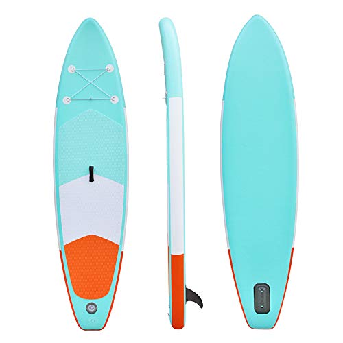 DQM Stand Paddle Board Tabla de Surf Inflable Sup, Esquís Paddle Board Raft Board Kayak Barco Inflable, Estancamiento Estable y Ancho Ligero y Duradero
