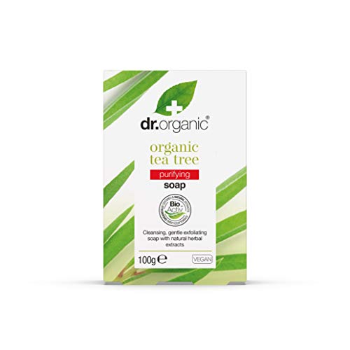 Dr Organic- Tea Tree  Jabón   100 gr