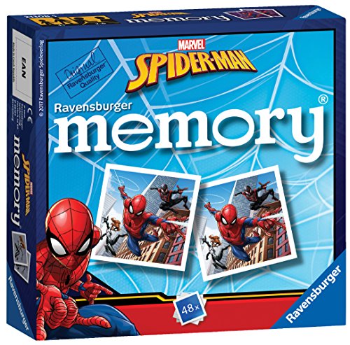 El Hombre Araña de Marvel minijuego de memoria de Ravensburger , color/modelo surtido El Hombre Araña de Marvel minijuego de memoria de Ravensburger , color/modelo surtido
