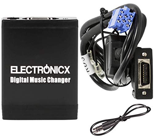 Electronicx Elec-M06-RD3 Adaptador de radio para coche USB SD AUX MP3 CD para Peugeot CITROEN Radios RDR cambiador de cd