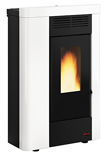 ESTUFA PELLET KW 8.8 Annabella CANALIZ. BLANCO