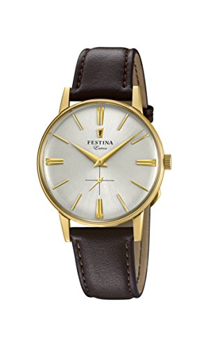 Festina Reloj Análogo clásico para Hombre de Cuarzo con Correa en Cuero F20249/1 Festina Reloj Análogo clásico para Hombre de Cuarzo con Correa en Cuero F20249/1