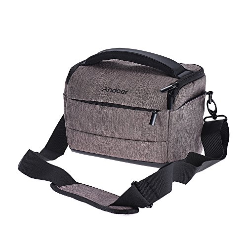 Funda Camara Reflex,Andoer Bolsa Protectora DSLR SLR, Estuche para Cámara Digital ara 1 Cámara 2 Lentes para Canon Nikon Sony FujiFilm Olympus Panasonic