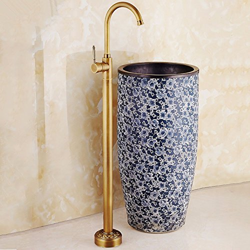 Grifo De Lavabo Para Grifo De Lavabo Todo El Cobre De Estilo Europeo El Grifo De La Bañera Del Grifo Del Piso El Agua Fría Y Caliente Se Puede Girar En El Retro Antiguo Pedestal Cuenca Del Grifo Grifo De Lavabo Para Grifo De Lavabo Todo El Cobre De Estilo Europeo El Grifo De La Bañera Del Grifo Del Piso El Agua Fría Y Caliente Se Puede Girar En El Retro Antiguo Pedestal Cuenca Del Grifo