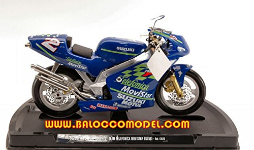 Guiloy GY3619 Suzuki RGV 500 00 K. Roberts JR.1:10 MODELLINO Die Cast Model Compatible con