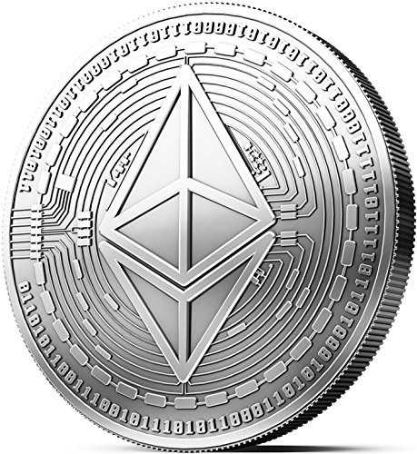 innoGadgets Moneda física de Ethereum revestida en Plata auténtico. Una verdadera Pieza de coleccionista, con Estuche Protector. Una adquisición obligada para Todo fanático del Ethereum