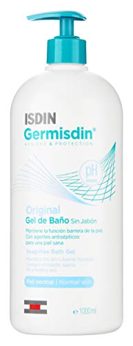 ISDIN Germisdin Original Higiene corporal y manos, gel de baño formulado con agentes antisépticos, 1000 ml