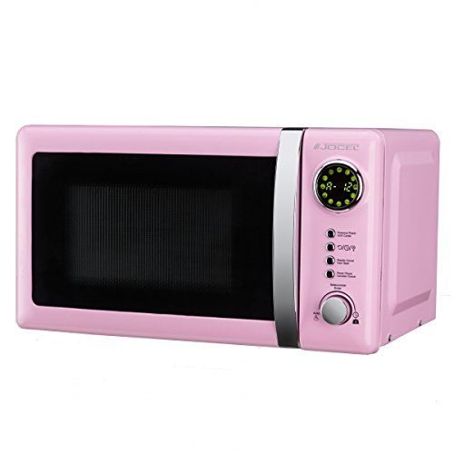 Jocel JMO001320 Microondas rosa, 700 W, 20 litros, Aluminio