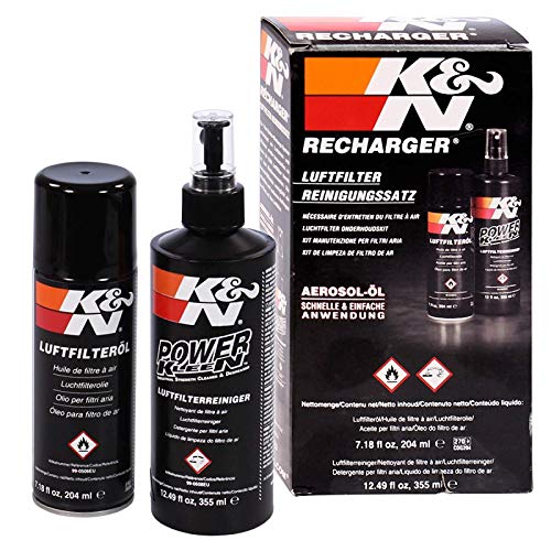 K&N 99-5003EU Kit de Limpieza y Mantenimiento del Filtro de Aire K&N 99-5003EU Kit de Limpieza y Mantenimiento del Filtro de Aire