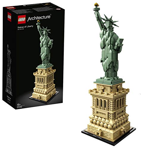 LEGO Architecture - Estatua de la Libertad, Set de Construcción del Monumento de la Ciudad de Nueva York, Regalo Coleccionable Original (21042)