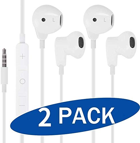 MASOMRUN Auriculares con Cable Sonido estéreo Auriculares intrauditivos con Auriculares de 3.5 mm Enchufe Micrófono Control de Volumen para Entrenamiento Deportivo Compatible con teléfonos celulares MASOMRUN Auriculares con Cable Sonido estéreo Auriculares intrauditivos con Auriculares de 3.5 mm Enchufe Micrófono Control de Volumen para Entrenamiento Deportivo Compatible con teléfonos celulares